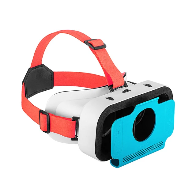Gafas de diadema de realidad Virtual con lentes HD, auriculares de realidad Virtual ergonómicos para Switch/Switch, consola de juegos OLED 4