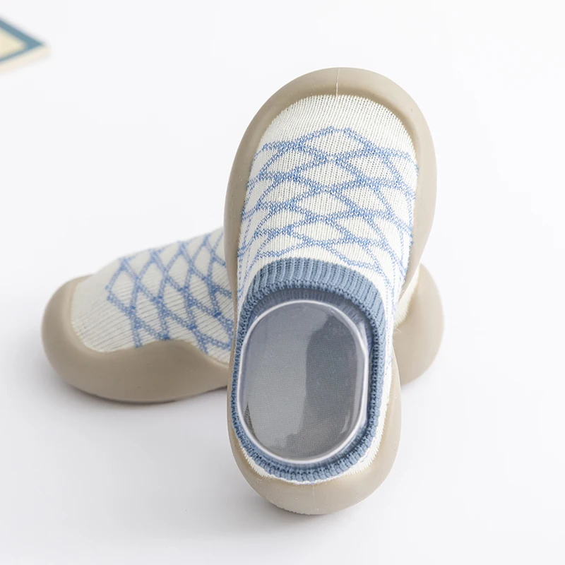 New Spring Autumn Infant Toddler First Walker Baby Girls Boys Non-Skid Animals Sock Shoes Cotton Lightweight Slip-on Sneakers 4