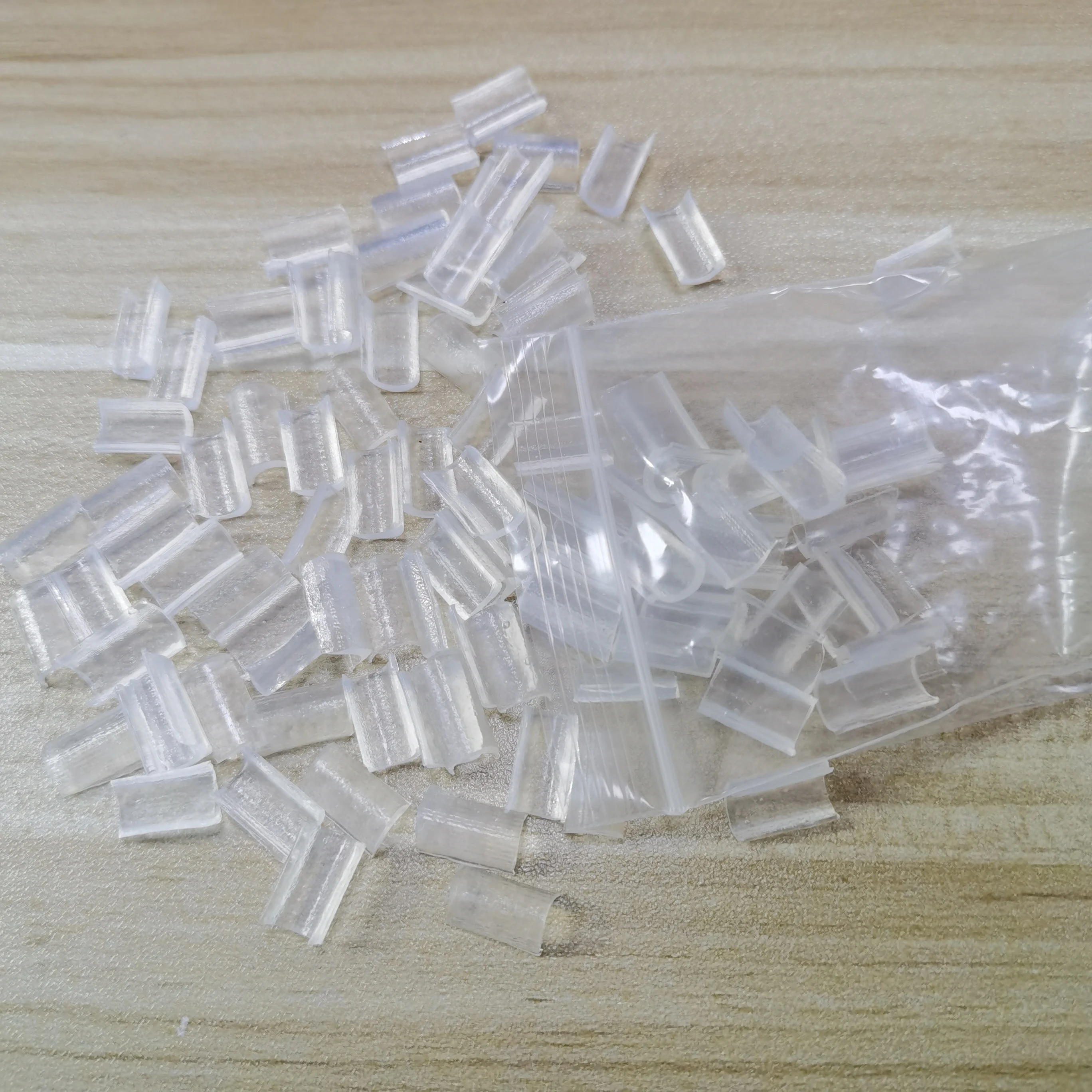 100pcs Glue Nail Tip Keratin Nail Tip for hair extension Strong adhesive / Transparent Color