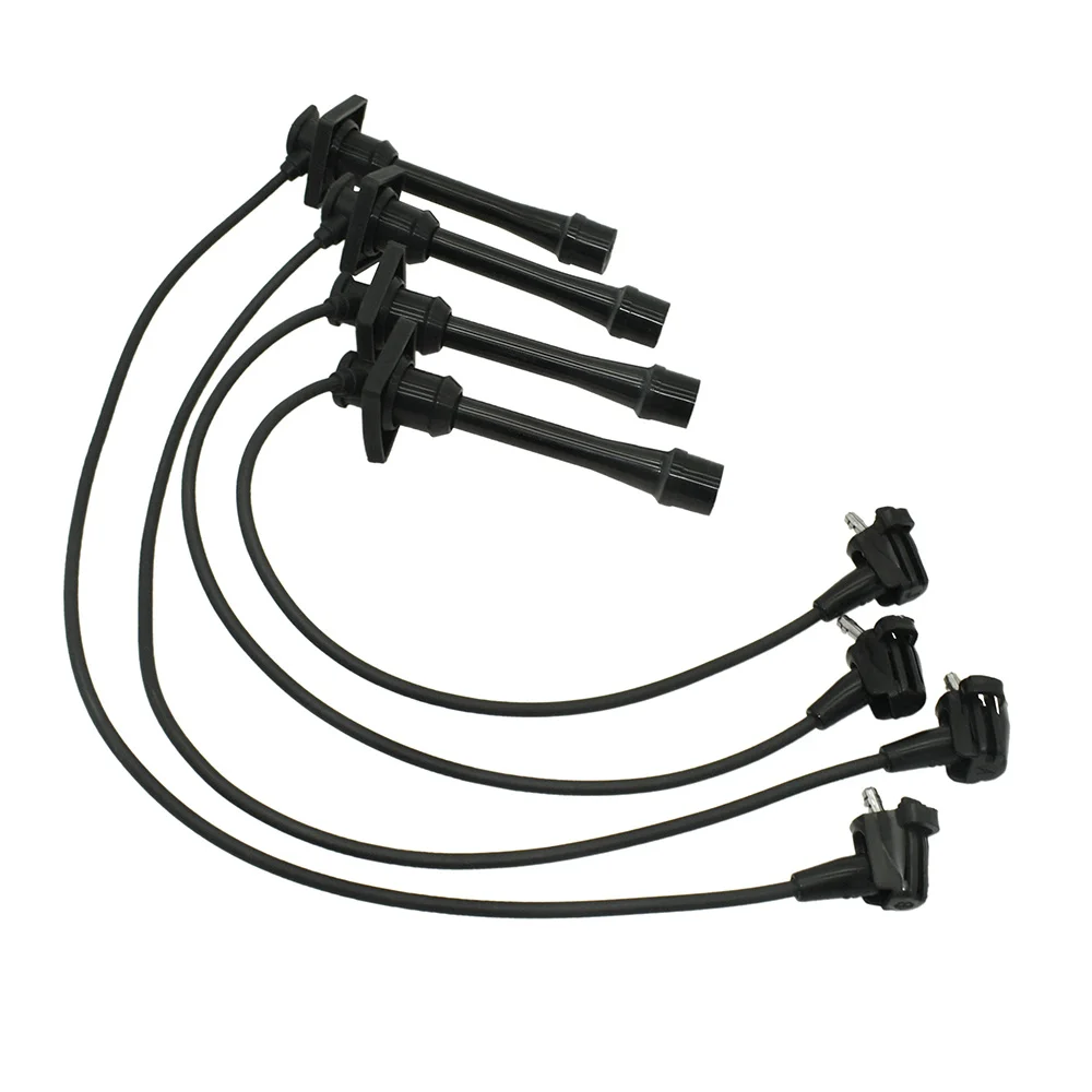 Spark Plugs Ignition Cable 90919-22327 9091922327 For Toyota Corolla 1.6L 1.8L 1993-1997 4X spark plugs ignition cable