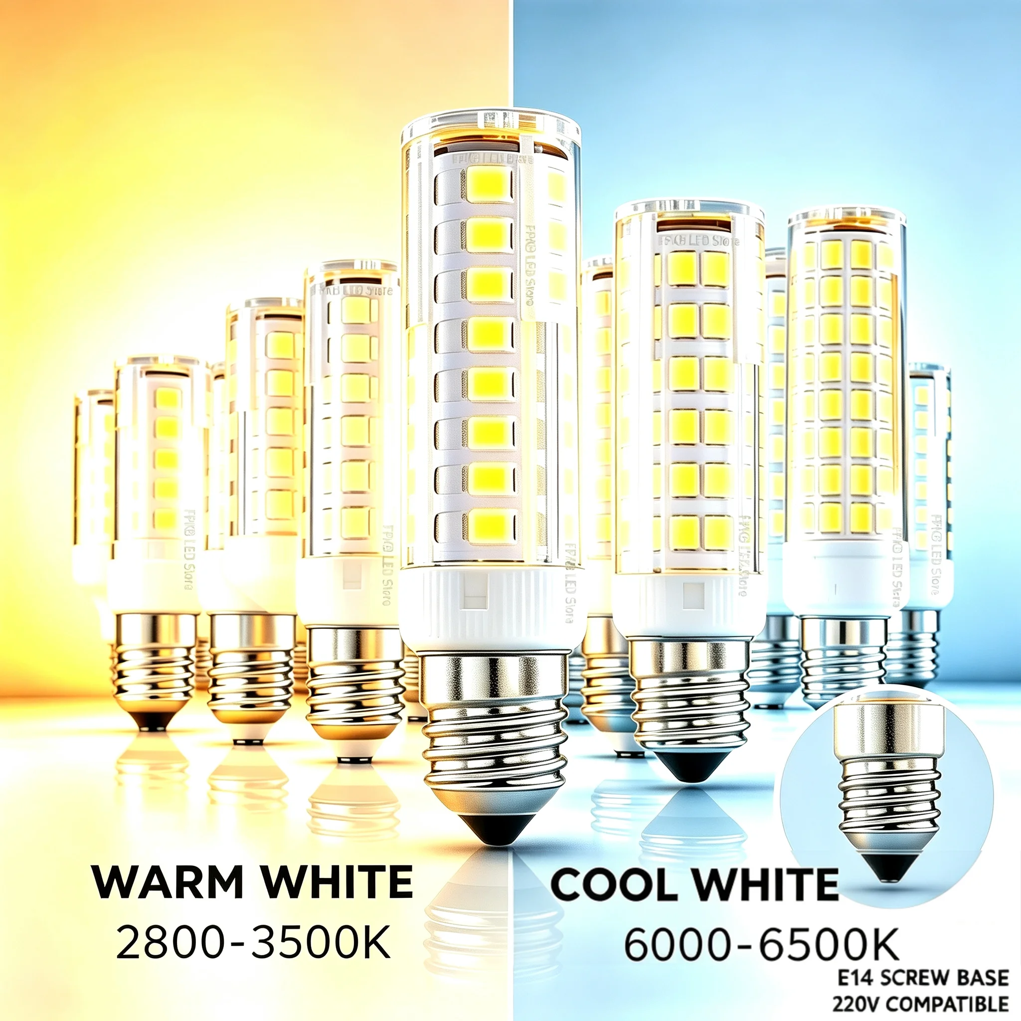 Energy-Efficient Mini LED Corn Bulb Light with 360° Beam Angle
