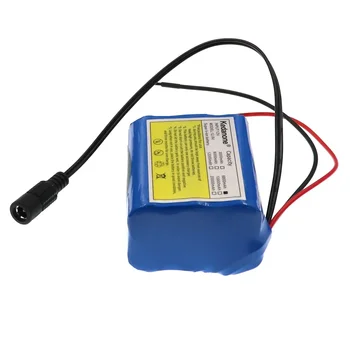 Batteria 12V 6800mah 18650 Li-ion 6,8 Ah Batterie ricaricabili con batterie al litio BMS Scheda di protezione + Caricatore 12,6V