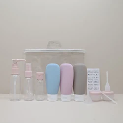 3/11PCS Travel Refillable Bottle Set Cosmetic Lotion Toner Shampoo Cream Bottle Empty Container Nordic Style Toiletries Tool