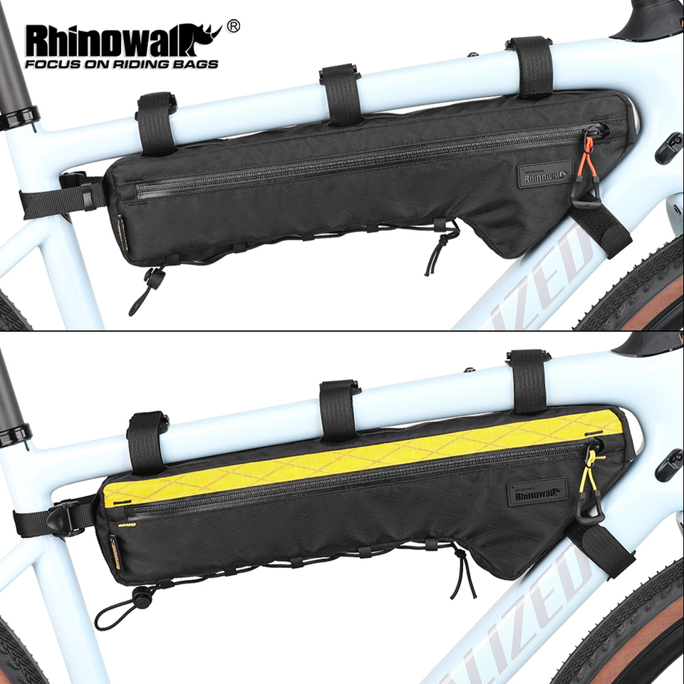 Rhinowalk Bike Frame Bag Water-Resistant For Gravel Mtb Road Bike Bicycle Triangular Crossbeam Bag Travel Luggage Storage Bag