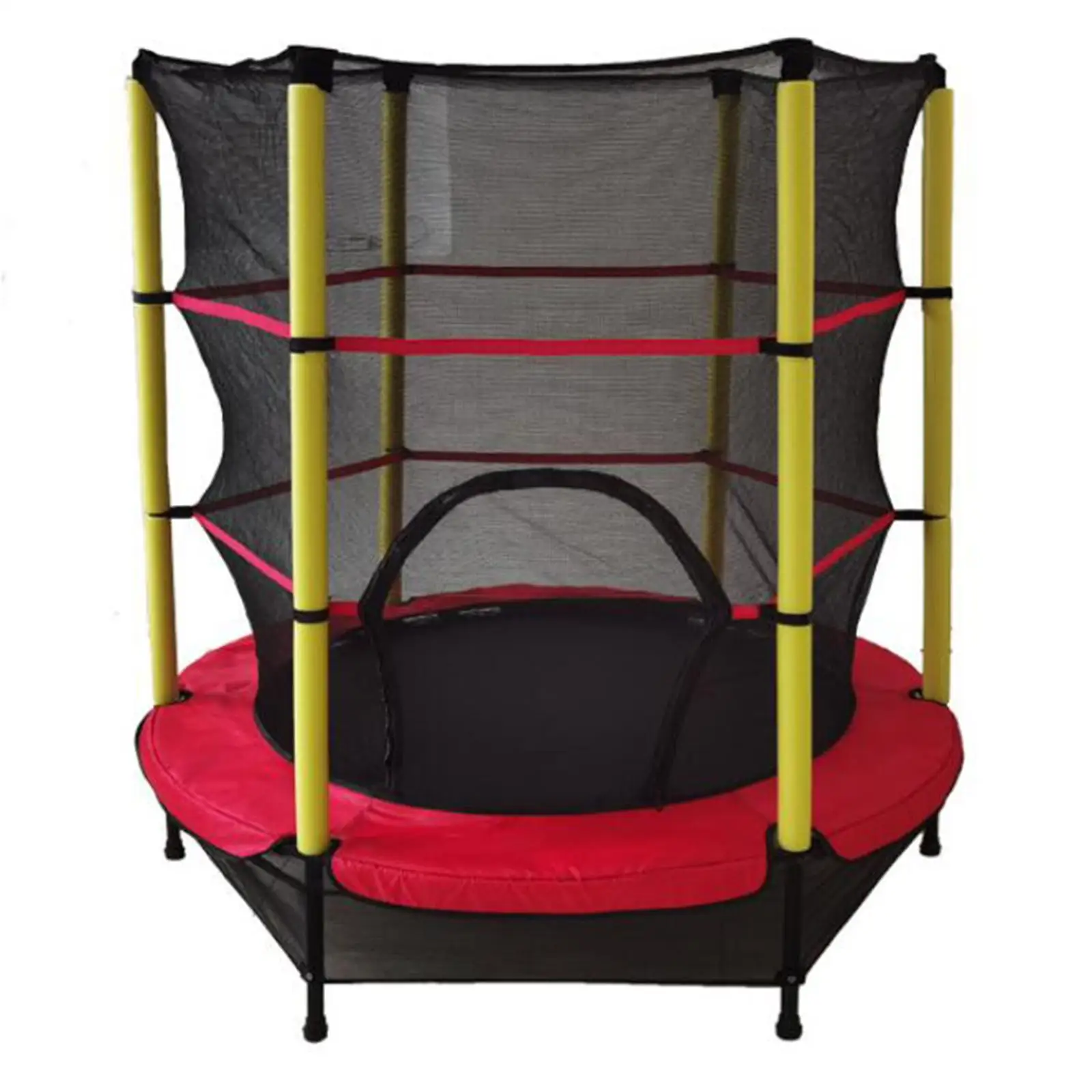 Red de Seguridad para trampolín de 55 pulgadas, 130cm de altura, protección  de prevención de lesiones para niños, reemplazo de valla de red redonda