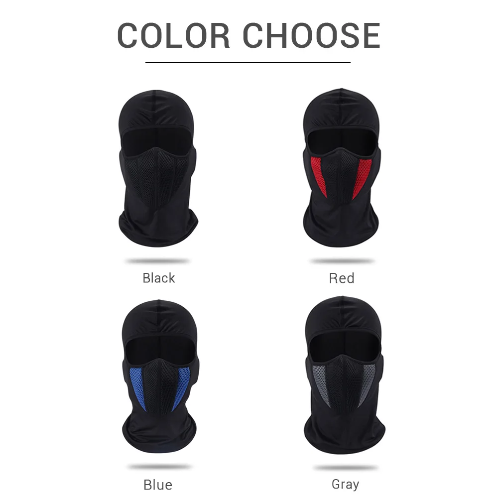 Balaclava Motorcycle Face Mask Moto Helmet Bandana Hood Ski Neck Scarf Full  Face Mask Windproof Dustproof Face Shield Winter