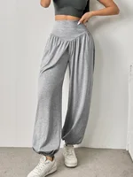 High Waist Women's Leggings Lantern Pants Cuffed Pants Comfortable And Breathable Dance Pant Gym Fitness Jeggings - Image 4