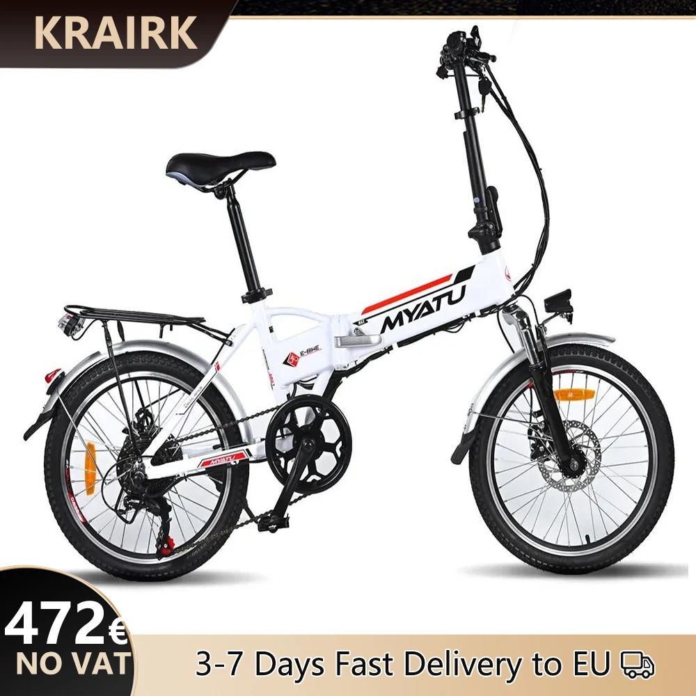 250W Bici Elettrica 36V 10.4Ah Batteria Ciclomotore Ebike 25 Km/H Velocità Massima Bici Elettrica Da Città 20 Pollici Bicicletta Elettrica Pieghevole 
