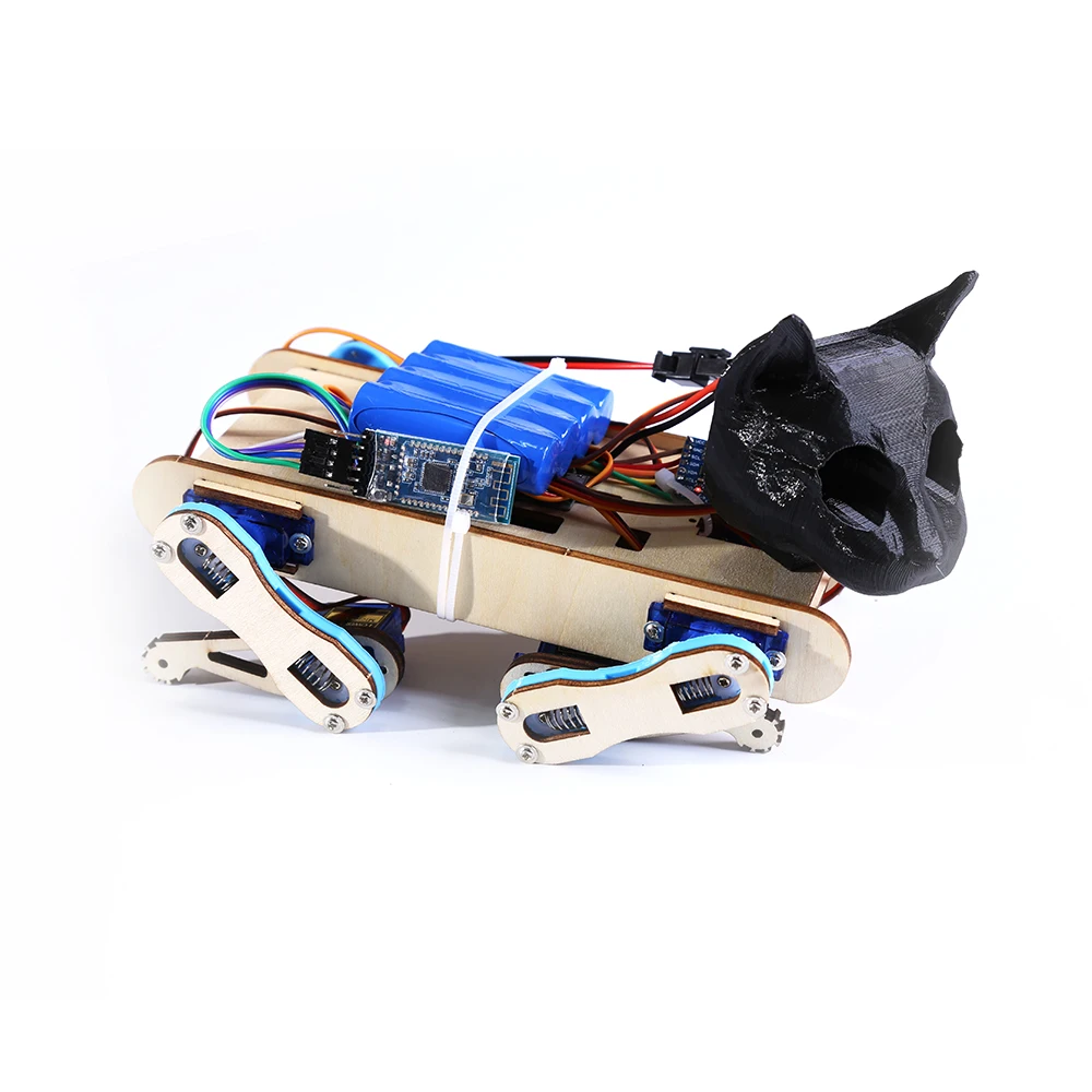 Bionic Quadrupeu Ros Robô Dof Arduino Nano Kit Faça Você Mesmo Smartphone Control Maker Open Source Projeto de Hardware Plataforma de Programação - Imagem 3