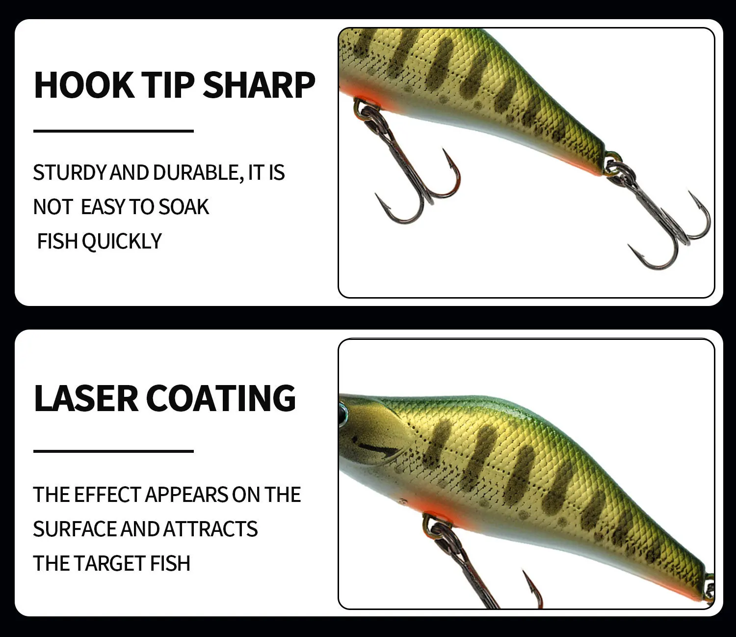 Description Picture 5 of item55Mm 4.7g Fishing Lure Hardcore LG Heavy Minnow Wobbler Sinking Jerkbait Swimbait Artificial Hard Bait Trout Bait Bass Bait