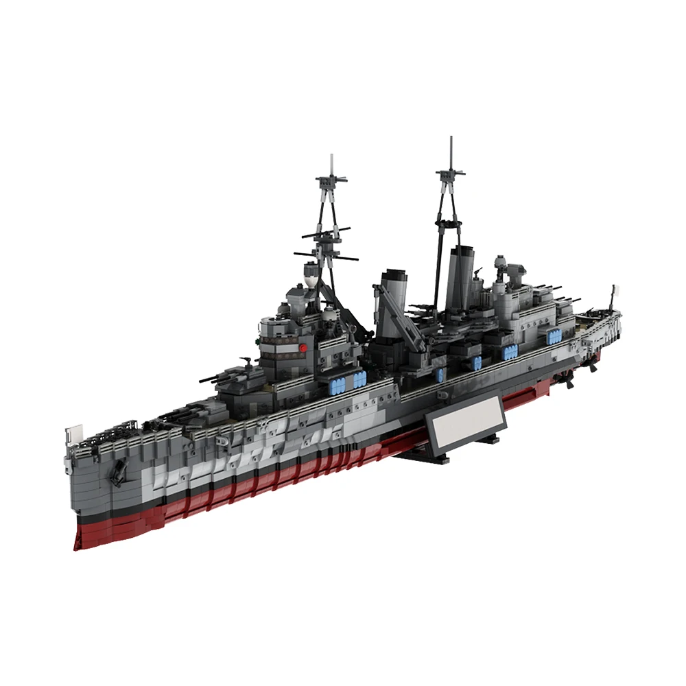 Gobrick MOC военный боевой корабль HMS Белфаст 1939 Набор строительных блоков Второй мировой войны IJN Yamatos 1:200 боевые корабли кирпичные игрушки Детский подарок