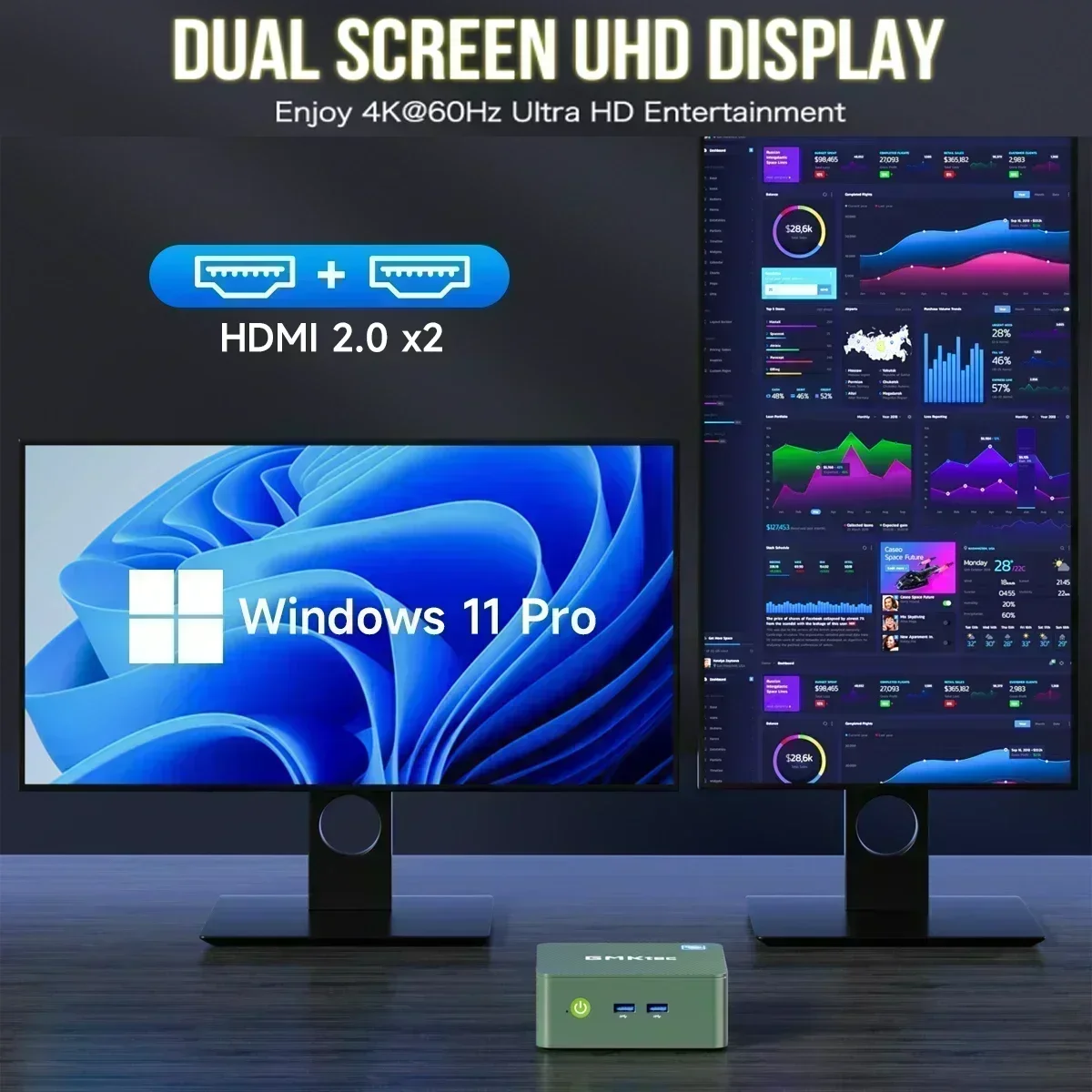 2025 新しい CPU ツインレイク N150 GMKTec G3 N100 ミニ PC WiFi6 BT5 