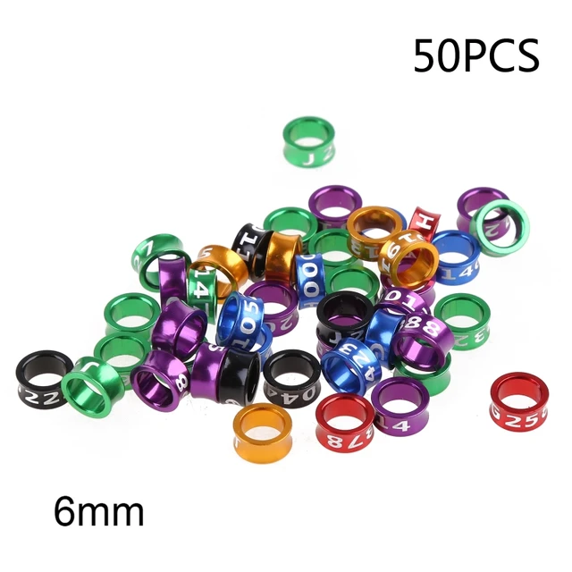 Buy 6 Colors 100Pcs/Bag 8MM 001-100 Numbered Plastic Bird Leg Bands Rings  Hen Pigeon Leg Poultry Dove Bird Chicks Parrot Clip Rings Band(Red) Online  at Low Prices in India - Amazon.in