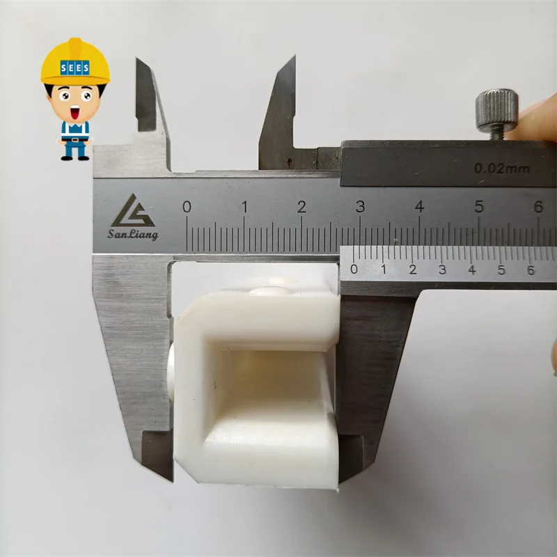 1LOT=10PCS SEES Elevator Guide Shoe Liner Use for Kone Length 80mm Groove Width 10/16mm