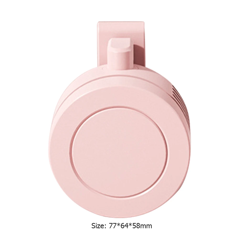 3 Speeds Hanging Neck Waist Fan Bladeless Hanging Fan USB Charging Portable Mini Air Conditioning Fan for Outdoor Home Working