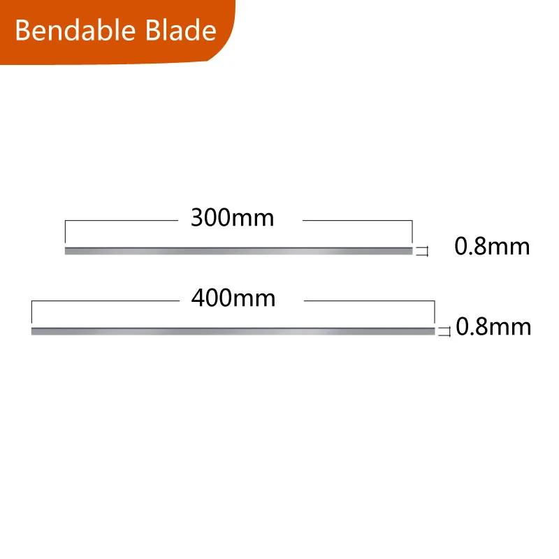 Durable Foam Slotting Bendable Blades High Quality Hot Knife Cutting Tool Accessories Electric Foam Parts For Grooving