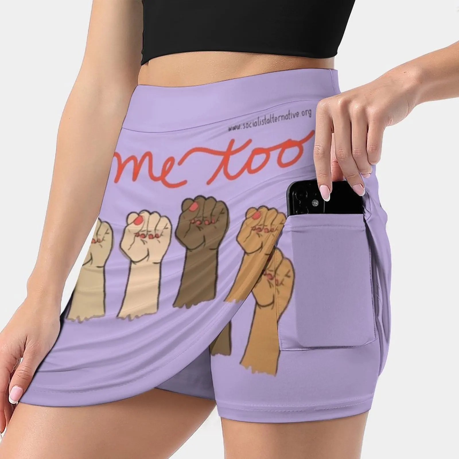 

#Metoo Korean Fashion Skirt Summer Skirts For Women Light Proof Trouser Skirt Socialist Alternative Socialism Wall Street Left