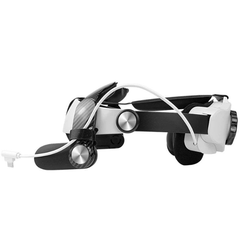 

Head Strap For Oculus Quest 2 With Battery Built-In 5300Mah,Extend Playtime In VR,Replacement Accessorie For Elite Strap