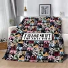 Cartoon Printed Blanket T-Taylors Picnic Blankets Warm Blanket Soft and Comfortable Blanket Home S-Swifts Travel Birthday Gift 3