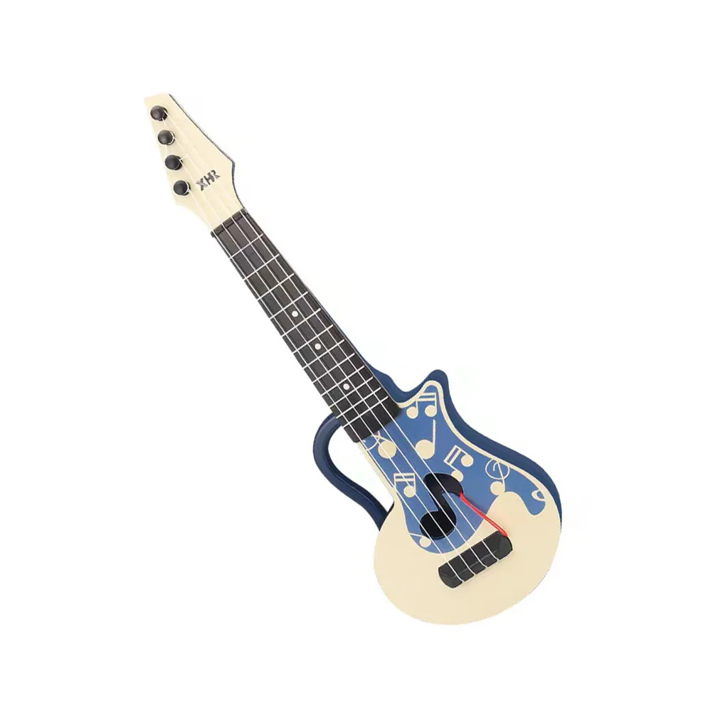 

Mini Ukulele Guitar Toy Plastic Guitars In Early Educational Musical Instrument Toy for Beginner Boys Girls Kids Plaything
