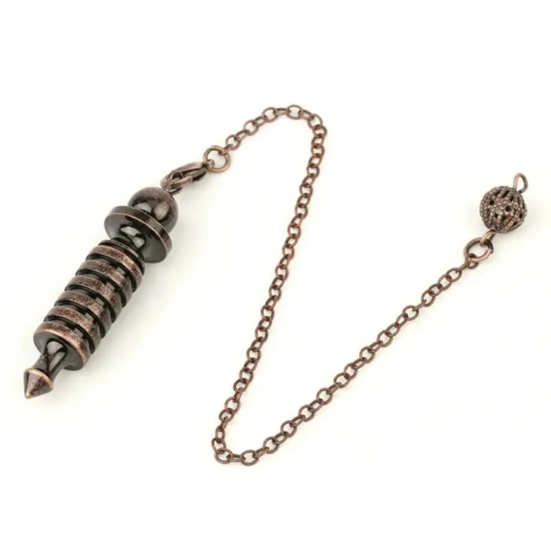 Luxurious Gold Metal Isis Pendulum for Professional Divination and Dowsing Practices