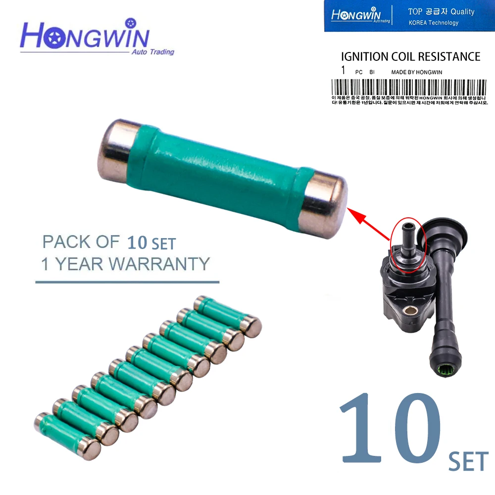Ignition coil resistance For Nissan Micra Versa March Versa Note 1.6L L4 2011 2012- 22448-1HC0A 22448-4M500 10pcs