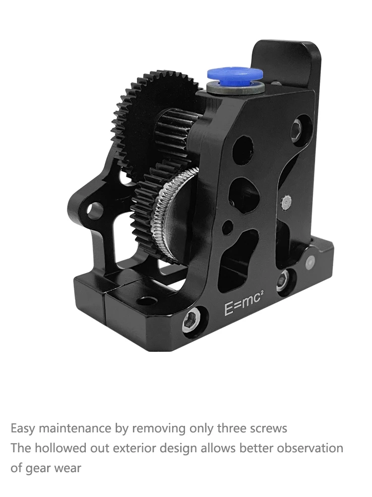 듀얼 기어 압출기, HGX-LITE-압출기, 경화강 감속 기어, 고속 모터, 3D 프린터 부품, CR10 Ender 3 VORON
