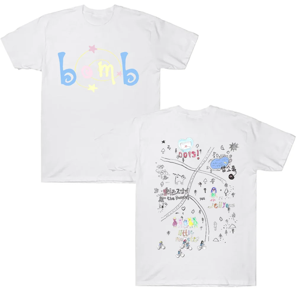 ILLIT Bomb nuevo álbum Camiseta suave de algodón ILLIT Kpop Girl Band  camiseta verano algodón alta calidad ropa de calle Hip Hop hombres/mujeres  camiseta - AliExpress, image size:1000x1000