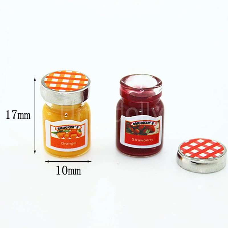 1:12 Dollhouse Miniature Food Mini Chocolate Sauce Jam for Blyth Pullip BJD Doll Kitchen Toy Accessories