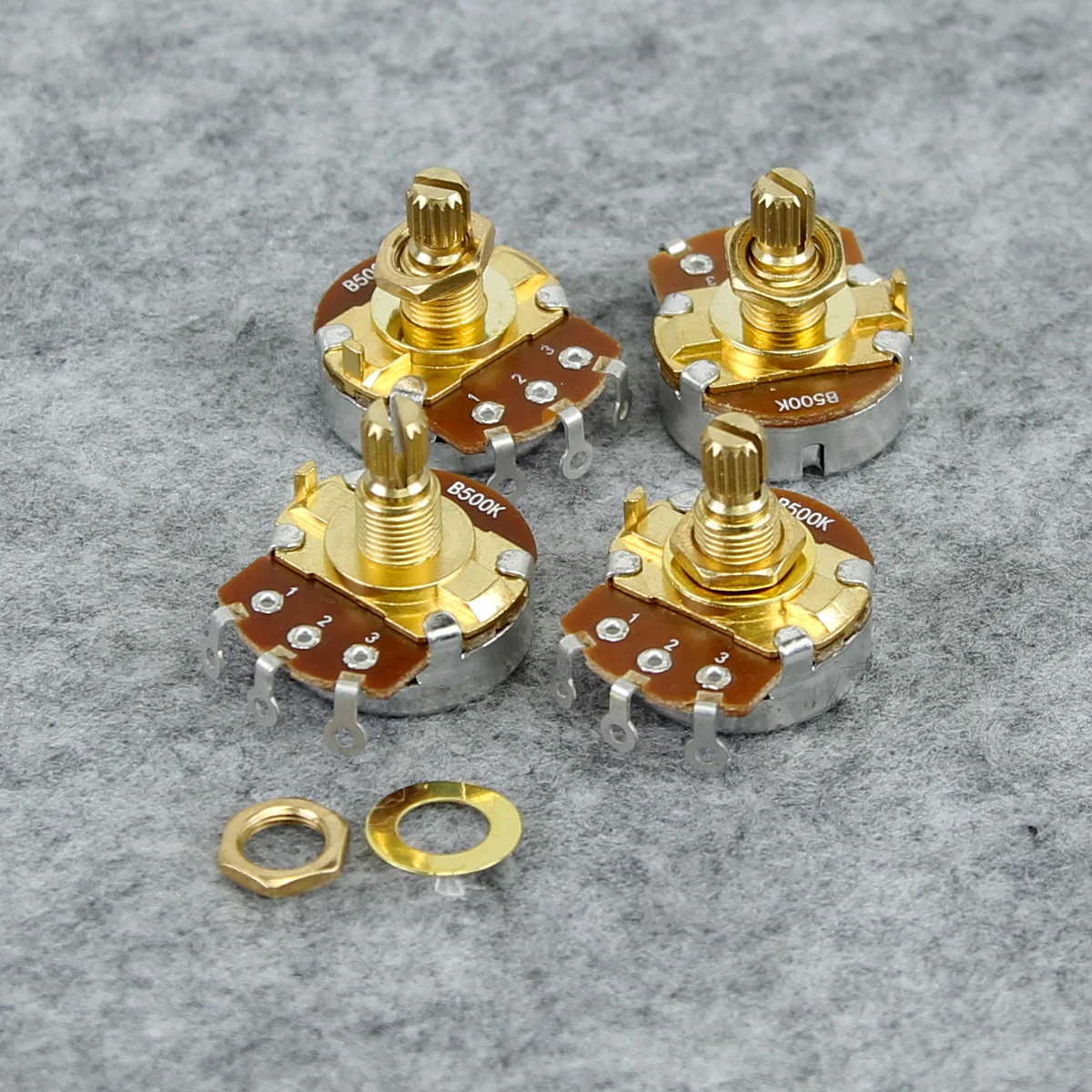 4PCS Potentiometer Guitar Pots 500K 250K Choose Electric Guitar Parts