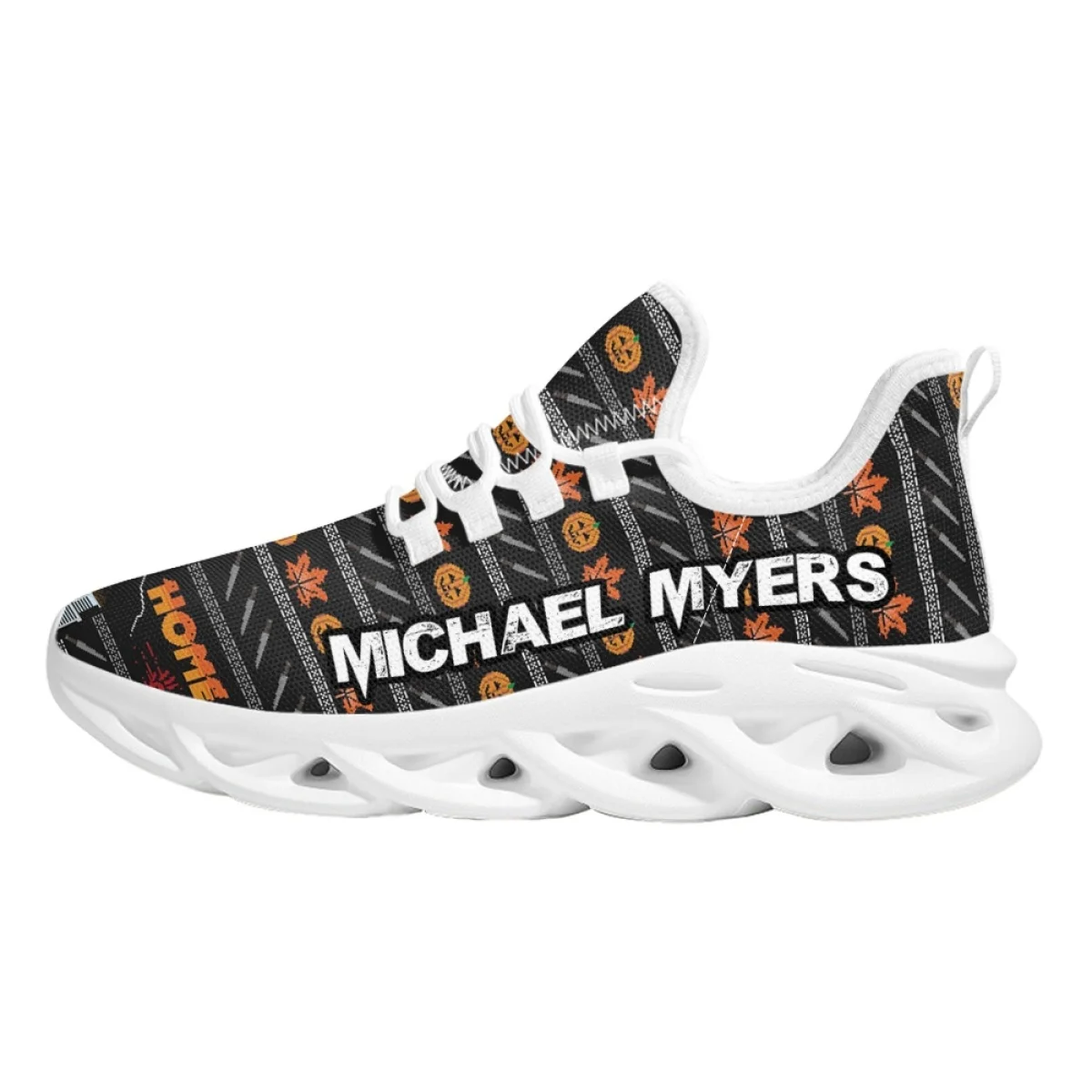 INSTANTARTS 2023 Halloween Gifts Michael Myers Horror Movie Printed Breathable Mesh Swing Shoes Outdoor Sneakers Zapatos Planos