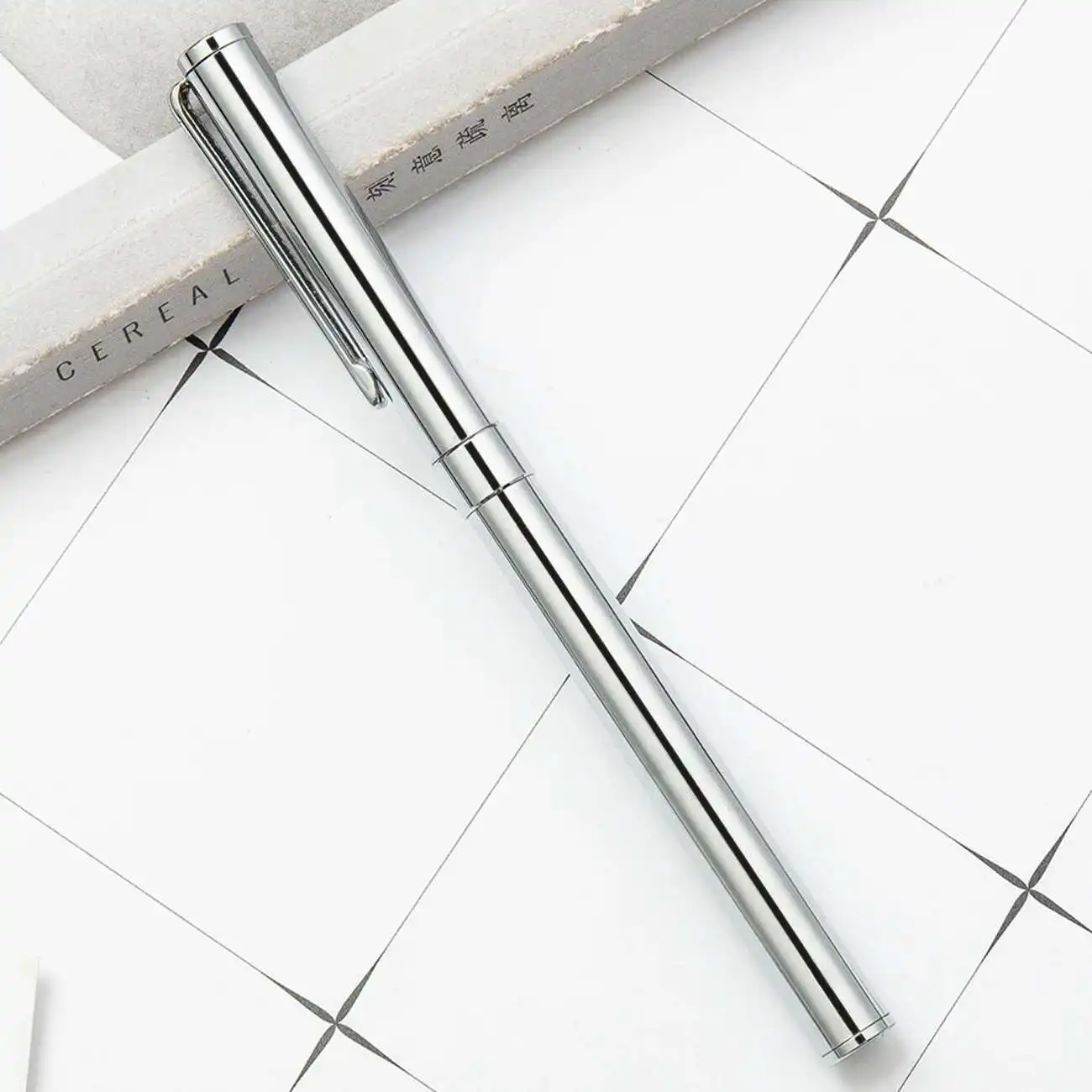 1 Stück Lytwtw's Gelstift, luxuriös, niedlich, Hochzeit, Roségold, Metall, Schreibwaren, Schule, Bürobedarf, hochwertige Stifte – Detail 9