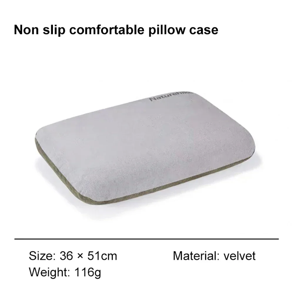 Camping Pillow Outdoor Camping Sleep Equipment Accessories Pillow Cover 3D Anti-skid Comfortable Breathable Pillowcase (without Pillow)