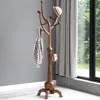 Coat Rack Freestanding Wood Coat Tree Rack with 8 Hooks,Creative Design Tree Branch-look, Standing Coat Rack Clothes Hanger 1