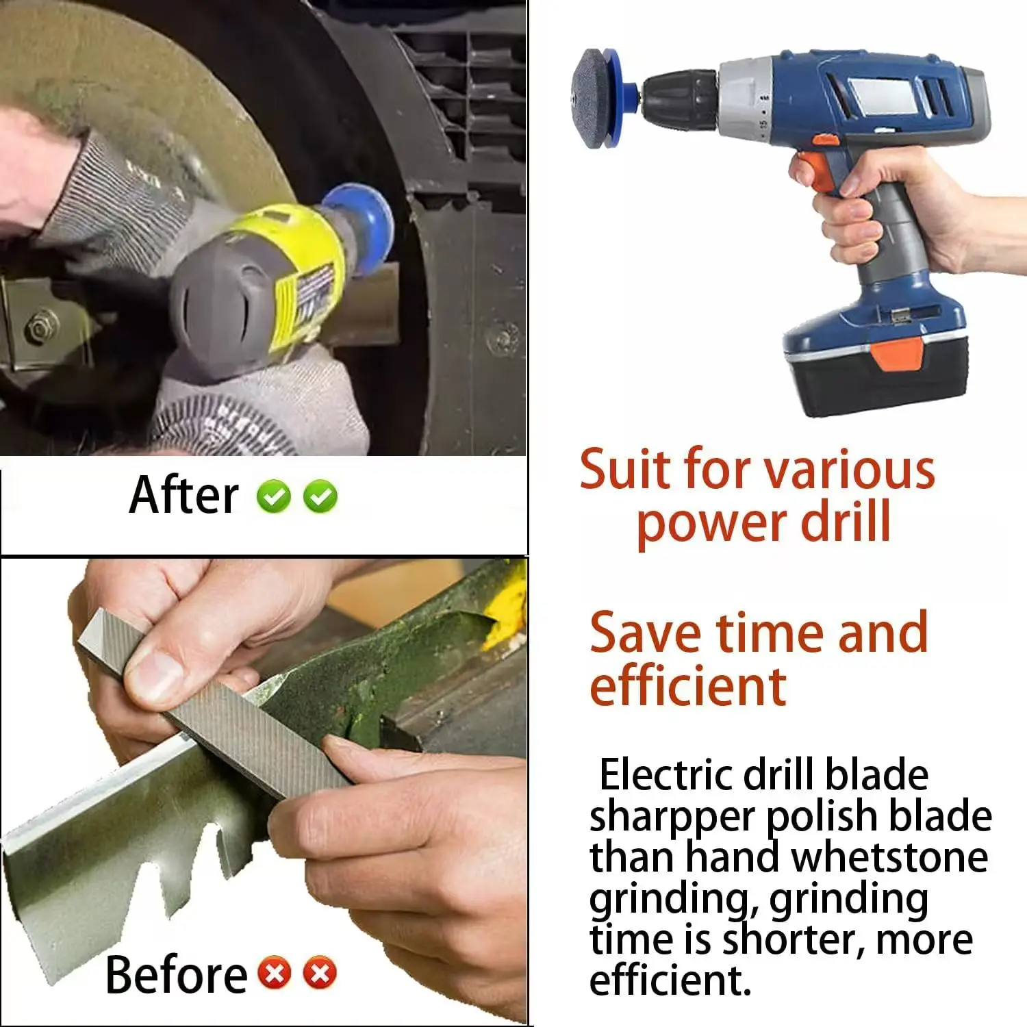 Lawnmower Blade Drill Powered Blade Sharpener How To Sharpen A Lawnmower Blade With A Drill