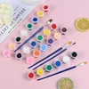 12 Pieces/Set Acrylic Paint Painting Set Children's Handmade DIY Graffiti Painting Art Supplies Coloring Production Pack 1