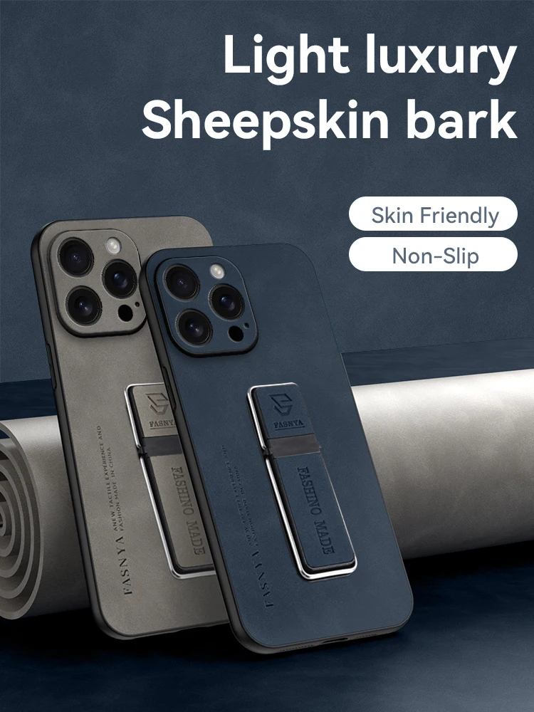 Supporto magnetico per auto in pelle Custodia per telefono per iPhone 16 15 14 Plus 13 12 11 Pro X XS Max XR Antiurto Bumper Cover posteriore_voghion.com