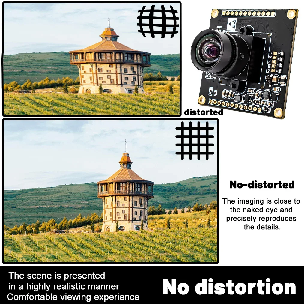 1080P 120FPS USB Camera Module 12MP 1/2.3 Inch IMX577 CMOS With No Distortion Le