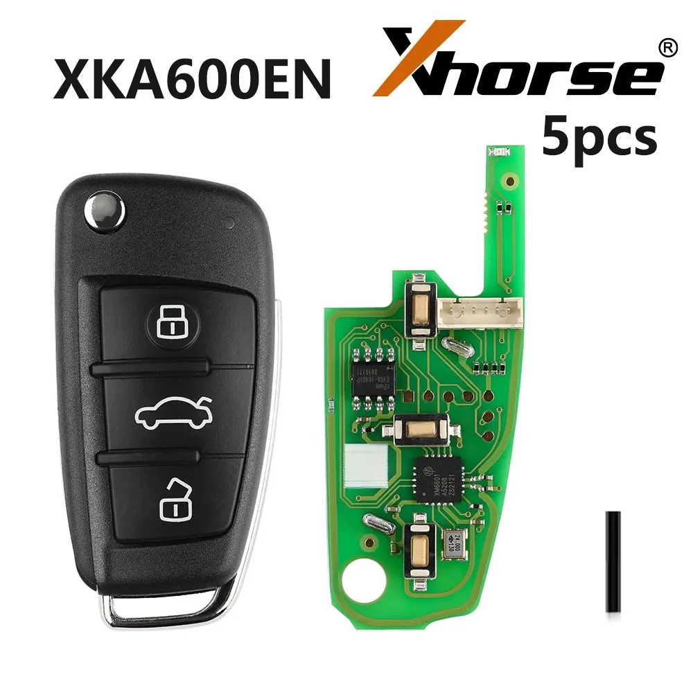 

5 шт./партия универсальный пульт дистанционного управления xhorse VVDI2 XKA600EN серии XK 3 кнопки для Audi A6L Q7 стиль