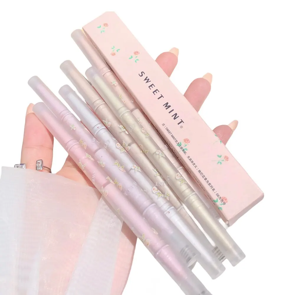 Liquid Eyeliner Double-headed Silkworm Pen Beautiful Colors Matte Pearlescent Highlight Glitter