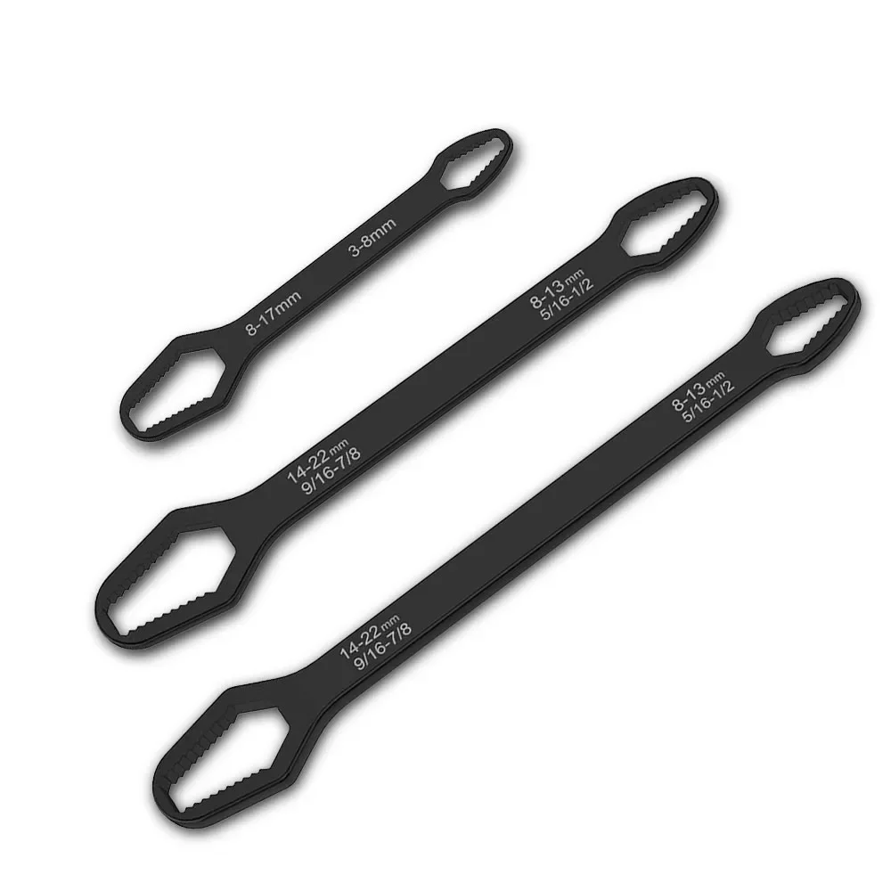 Adjustable Double-End Multifunctional Self-Tightening Wrench