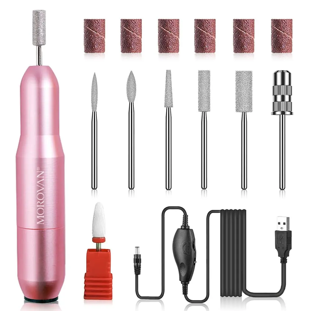 Nail Drill Professional Electric Nail Drill File Machine Portable Electric Filer with Bits Sanding Bands nail drill bit,nail drill bits,nail drill,nail drill set,nail drill kit,nail sander