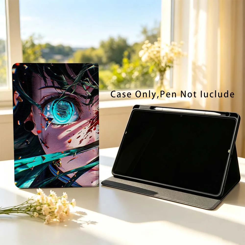 Anime Butterfly Eye Soft Tablet Case, 11-13 Inch