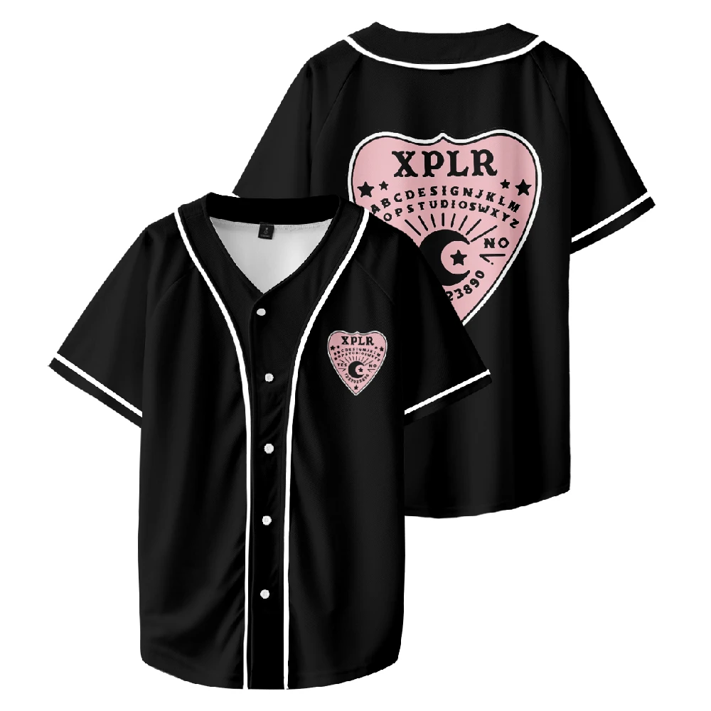 

Бейсбольная Футболка Sam and Colby XPLR Ouija, футболка унисекс с 3D принтом и коротким рукавом, Повседневная Уличная одежда для женщин и мужчин