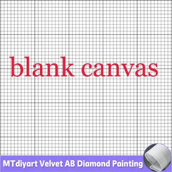 Tela vuota Pittura diamante Griglie quadrate rotonde per trapano Ricamo diamante Tela vuota con colla fai da te o nastro biadesivo
