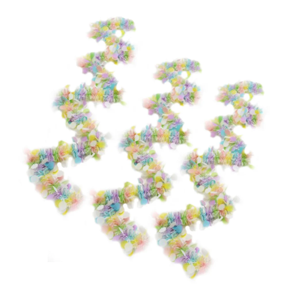 

3 PCS Easter Tops Shark Foam Glider Stage Background Colorful Strips The Banner