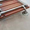 YUSUN Bathroom Modern Foldable Wood Shower Seat For Elderly 4