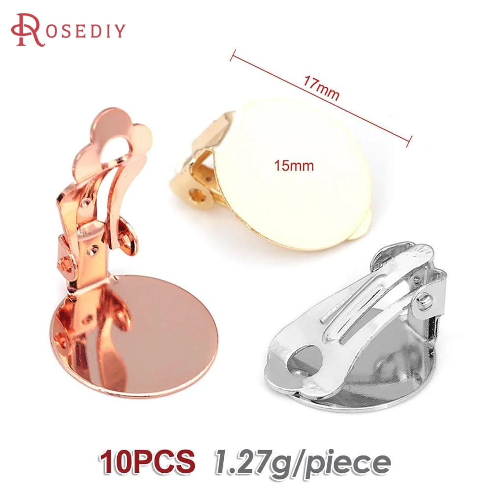 Elegant 18K Gold-Toned Brass Flat Stick Earrings