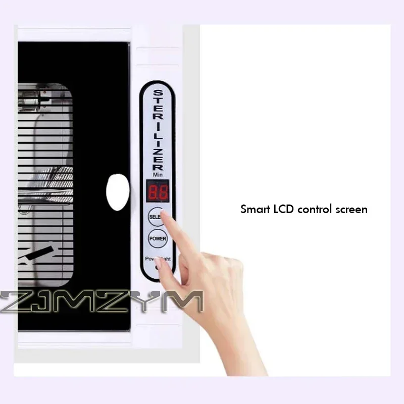 12L UV Light Sterilizer Nail Cleaner Box Barber Disinfection Cabinet Manicure Tools Ultraviolet Sanitizer Beauty Nail Equipment
