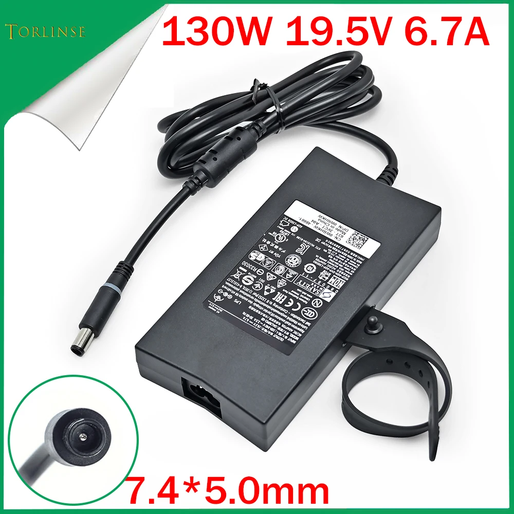 AC Adapter 19.5V 6.7A 130W Laptop Charger For Dell Lnspiron 15 5576 5577 7557 7559 7566 7567 17R N7110 XPS Gen 2 PA-4E P60F002